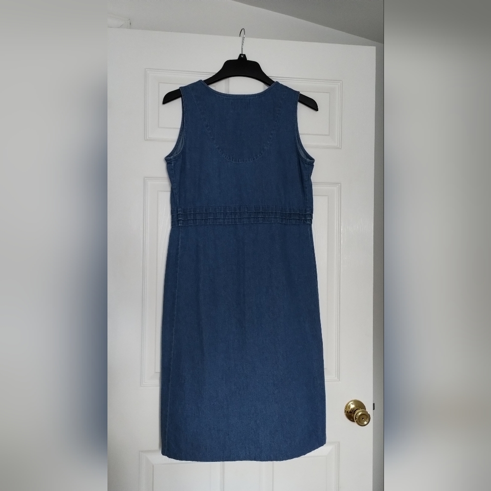 Women's Denim Dress Christopher & Banks Brand - Picture 3 of 3